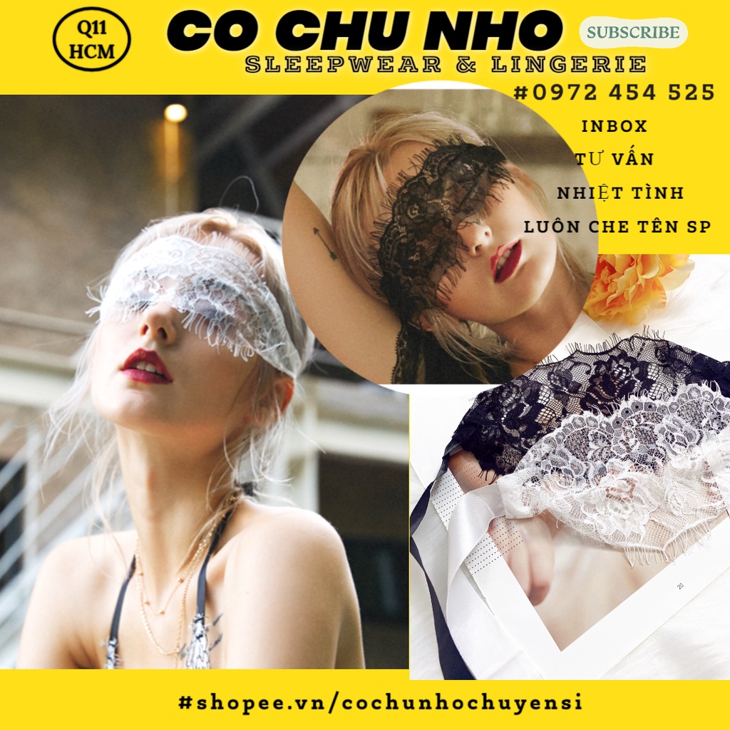MN003 - Mặt nạ ren hóa trang sexy gợi cảm - Mặt nạ bịt mắt phụ kiện chụp ảnh cosplay - BỊT MẮT SEXY - cô chủ nhỏ