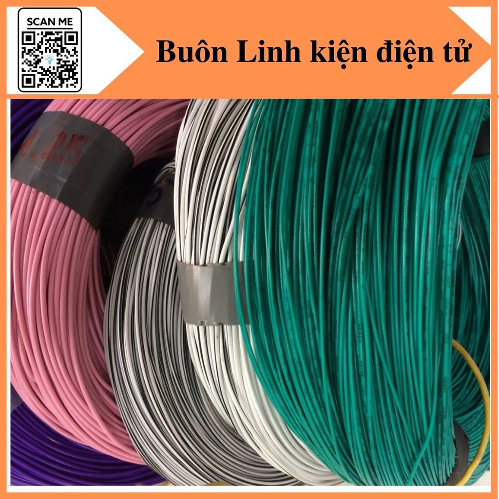 Dây Điện Nhật Lõi Đồng 0.3mm Chuyên Dùng Cho Ô Tô, Xe Máy, Chịu Nhiệt Chịu Ẩm Cao, 10m, 20m