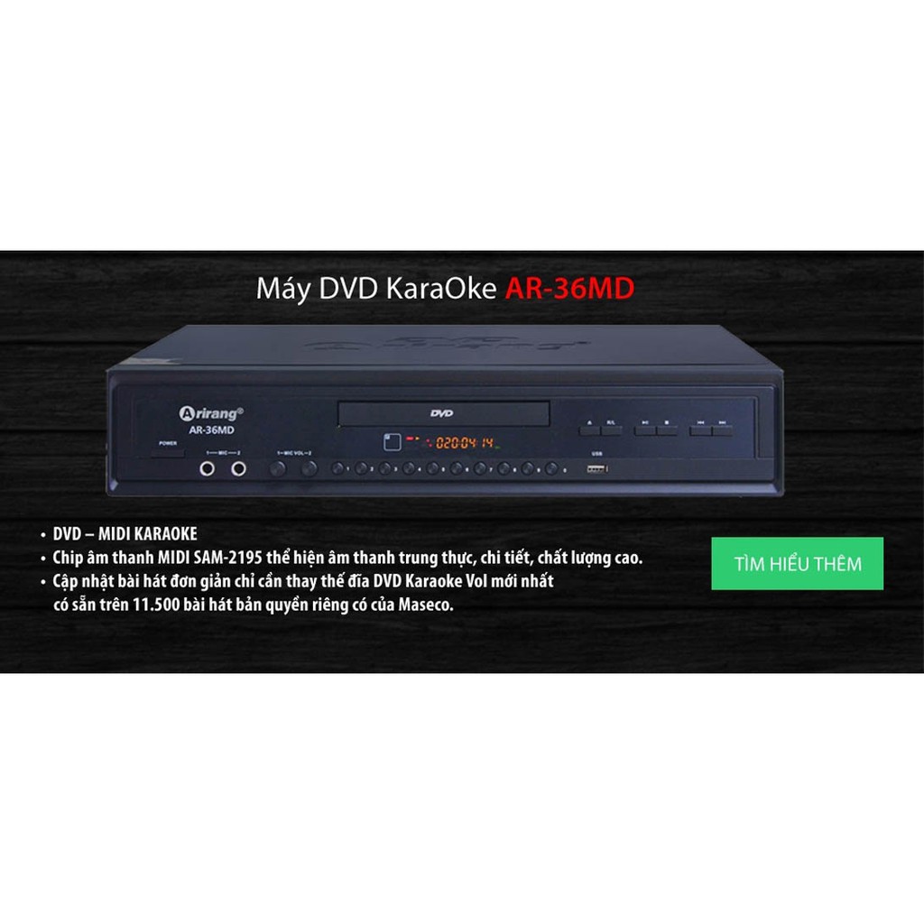 Đầu DVD Karaoke Arirang AR-36MD