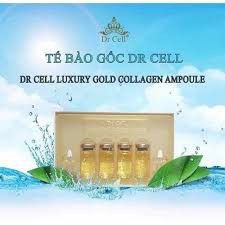 Tế Bào Gốc Luxuy Gold Collagen Ampoule Dr Cell, Công Nghệ Hàn Quốc Giúp Tái Tạo Làn Da Mới 20ml