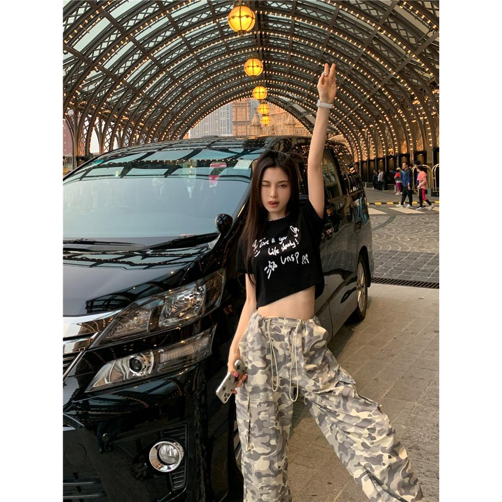 Áo Thun Crop Top Lưng Cao Dáng Ôm Thời Trang Mùa Hè 62957 Cho Nữ