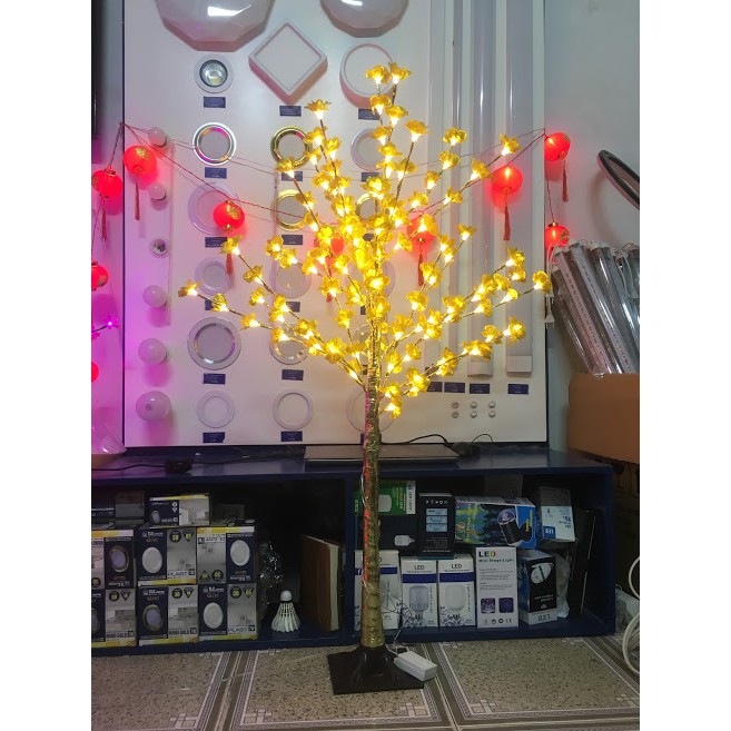 CÂY MAI CHỚP 1M2 - CÂY MAI NGÀY TẾT - ĐÈN LED TRANG TRÍ LỄ TẾT