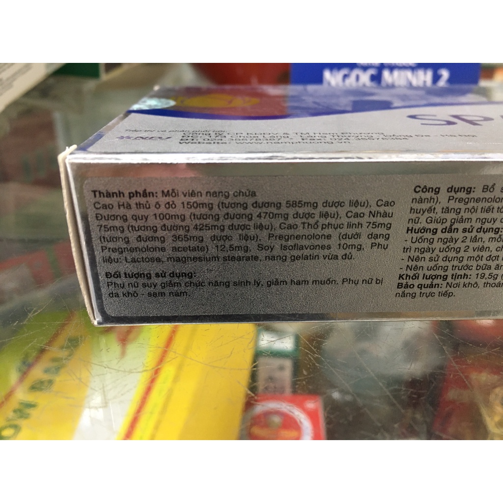 ✅ [Chính Hãng] Spacaps dùng cho phụ nữ suy giảm chức năng sinh lý, giảm ham muốn.