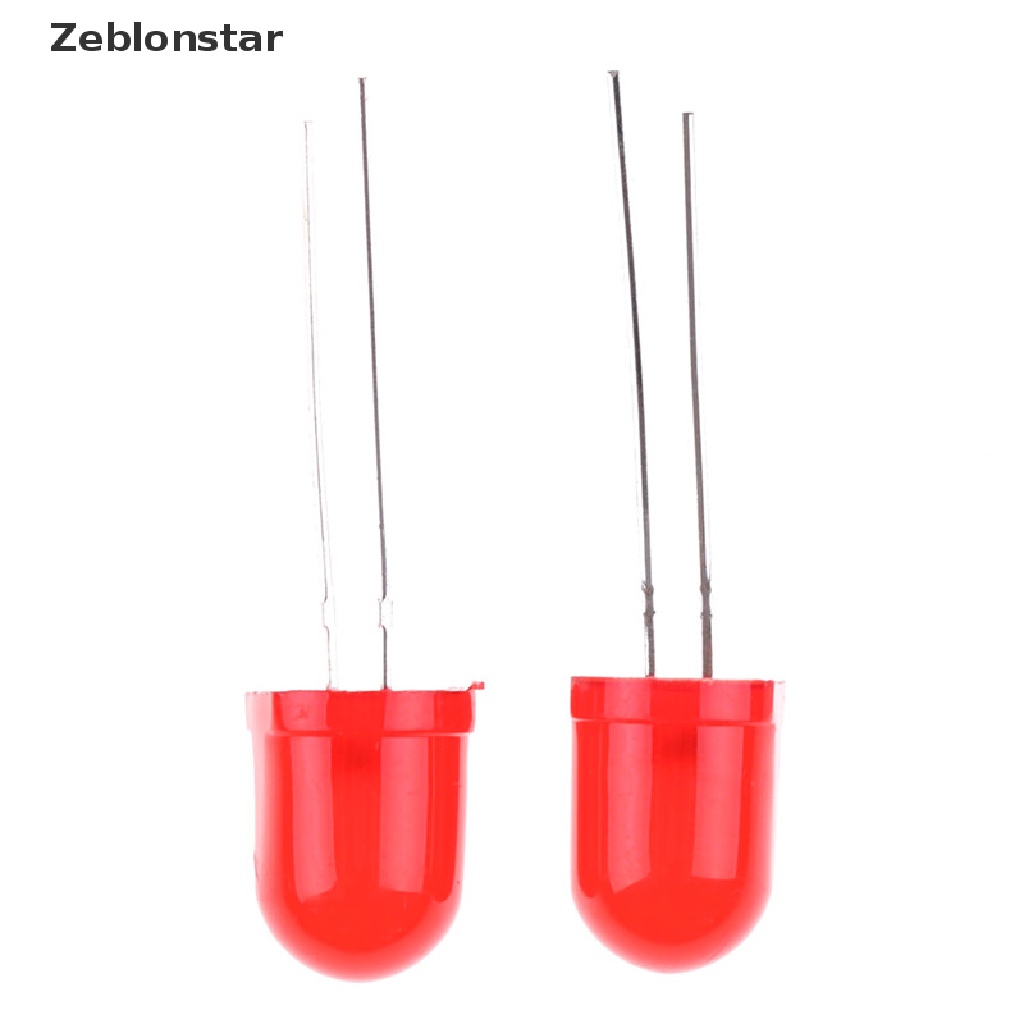 Set 20 Đèn LED Diode 3V 2-Pin 10mm Màu Đỏ