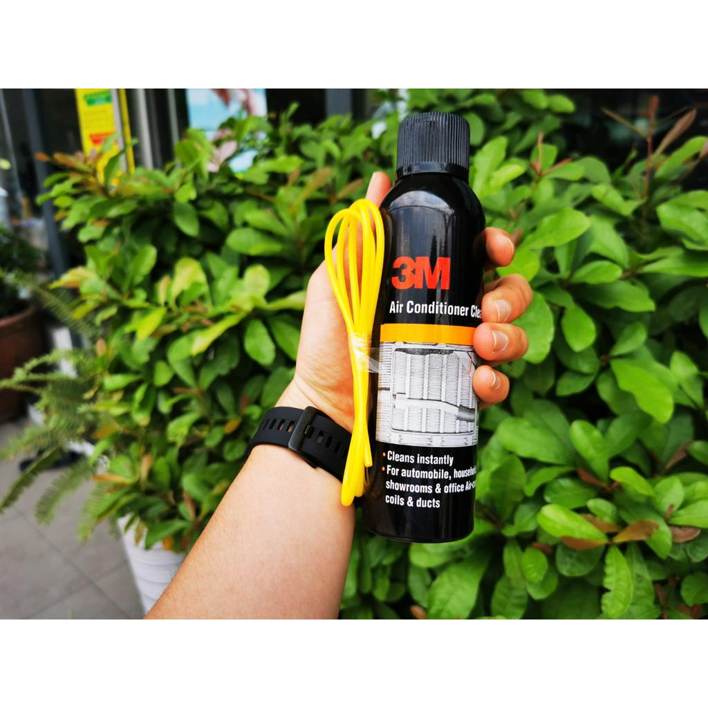 Dung Dịch Vệ Sinh Dàn Lạnh Vệ Sinh Điều Hòa Ô tô 3M Air Conditioner Cleaner Foam 250ml Tặng Khăn