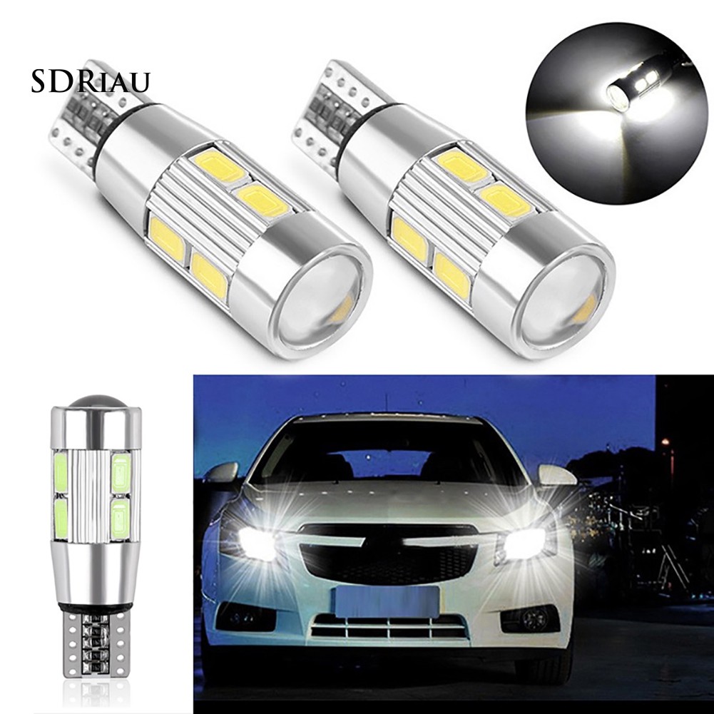 Bộ 2 đèn pha chiếu sáng T10 12V 5630 SMD dành cho xe hơi