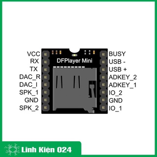 Module MP3 Mini Player FOR-ARDUINO DFPLAYER
