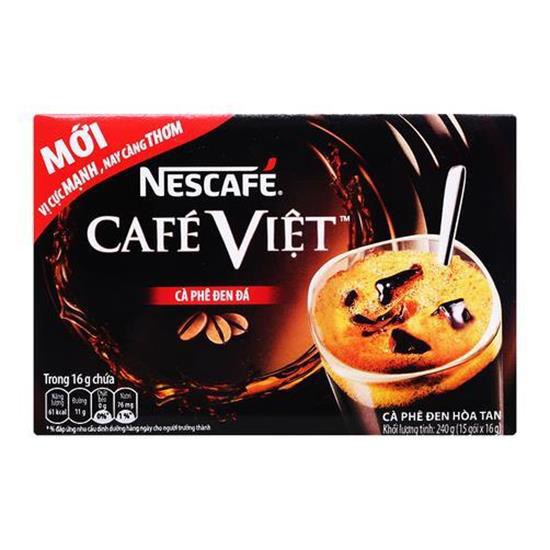 Nescafe hòa tan 3 in 1 sữa đá/đen đá/đậm vị cafe/đậm vị hài hoà
