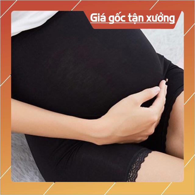 Quần mặc trong váy cho bà bầu, quần bầu mặc váyvải cotton cao cấpFree size 43~&lt;70kg