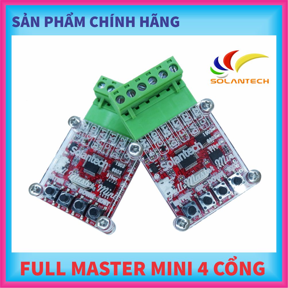 Mạch Điều Khiển LED Full ST master Mini 4 Cổng + TẶNG DÂY CÁP MICRO USB