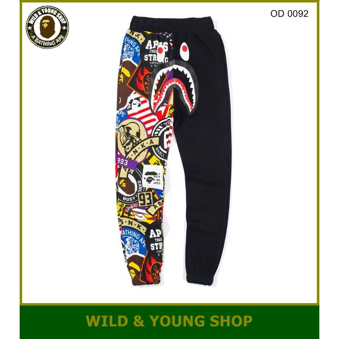[ORDER] Quần dài Bape Cá mập – OD0092