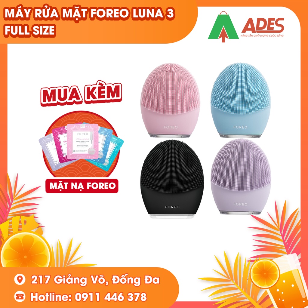 Foreo Luna 3 - Máy rửa mặt - Chính hãng - Bảo hành 2 năm