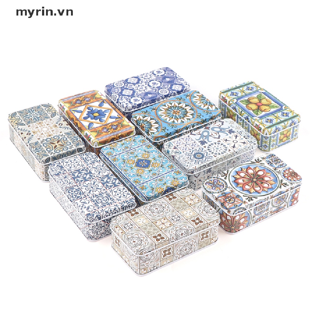 Hộp Thiếc Đựng Trang Sức Tiện Lợi 11.5 * 6.5 * 4Cm
