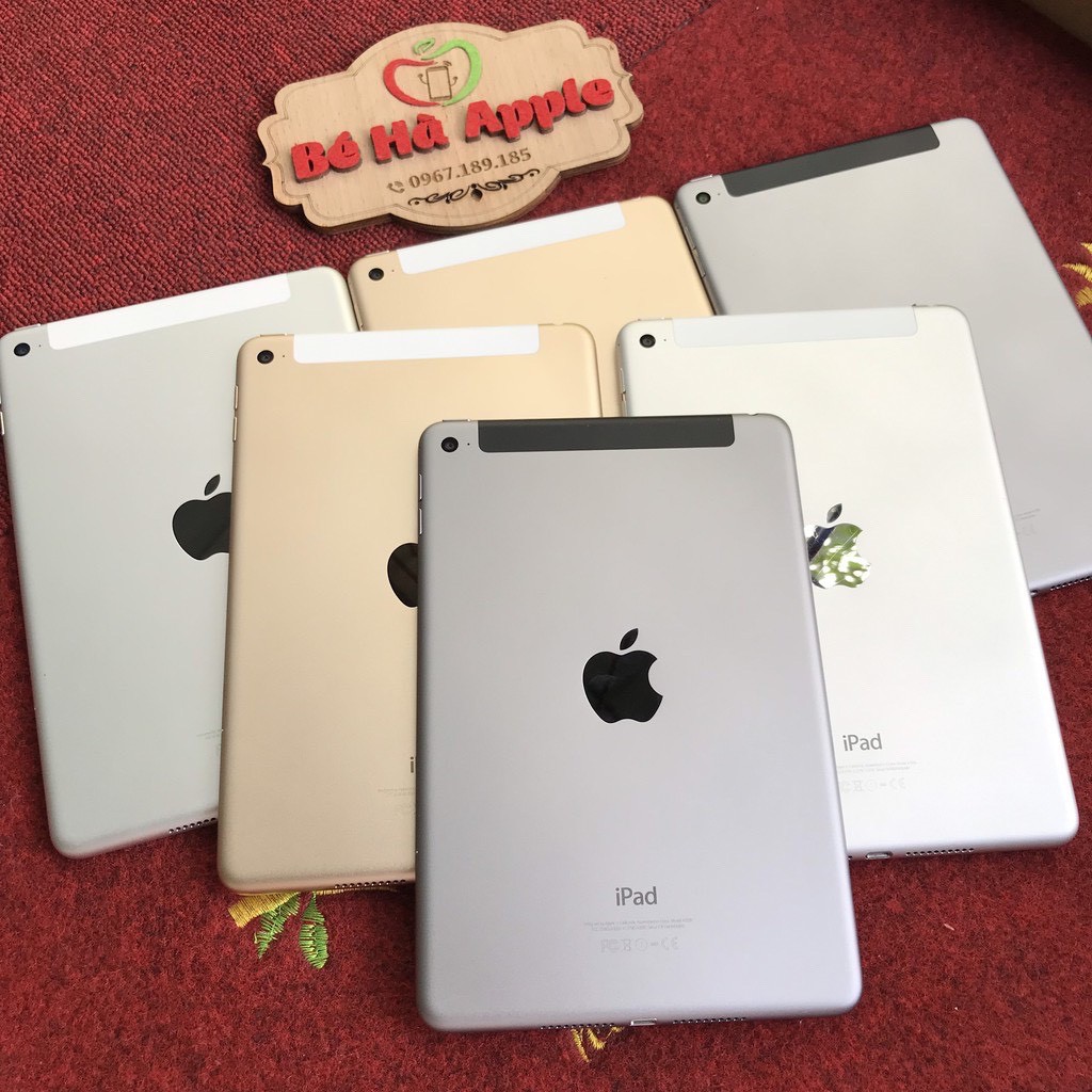 Máy Tính Bảng iPad Mini 4 - 64Gb/32Gb/16Gb (4G + Wifi) Quốc tế - Zin Đẹp Như Mới - Ram 2Gb /Chip A8 2X /Màn đẹp Siêu nhe | BigBuy360 - bigbuy360.vn