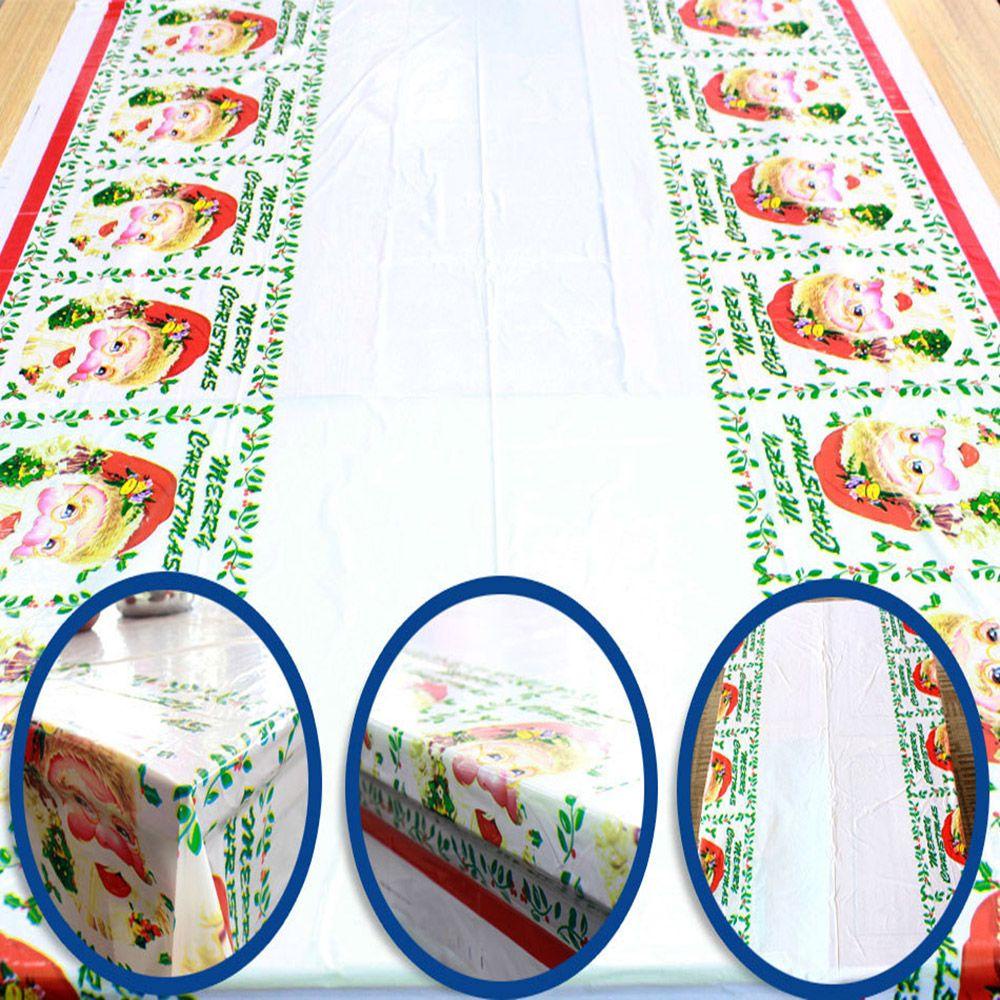 WTTLE Khăn Trải Bàn Dùng Một Lần Họa Tiết Hoạt Hình Trang Trí Giáng