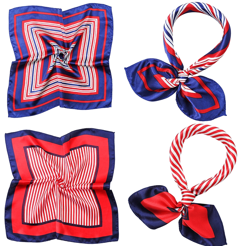 Khăn choàng cổ vải lụa nhân tạo in họa tiết độc đáo sang trọng