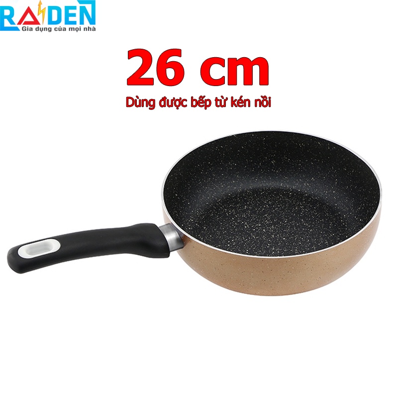 [Chính hãng] Chảo từ chống dính 26cm Elmich EL-2026MN dùng được trên bếp gas, bếp hồng ngoại, bếp từ