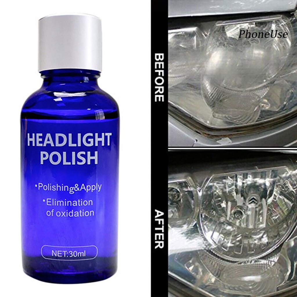 Dung dịch đánh bóng đèn pha xe hơi 30ml