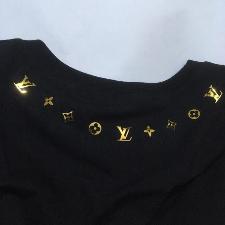 Sticker decal phản quang 7 màu lv , Mạ Vàng ép nhiệt LV - Sticker LV phản quang