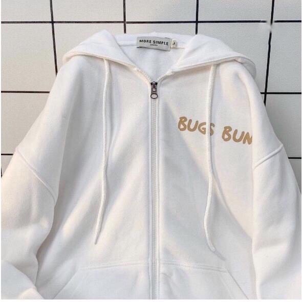 [Có Video Thật + Ảnh Thật] Áo Khoác Nỉ Dày Dặn 2 Màu In Hình Thỏ Bunny Bug Mã 577 - Daisy Clothings | BigBuy360 - bigbuy360.vn