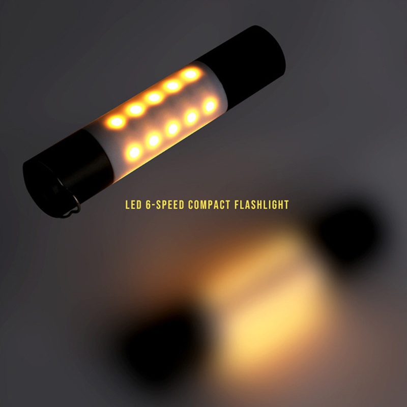 QQ Đèn LED Sạc USB 6 Chế Độ Có Thể Zoom In / Out