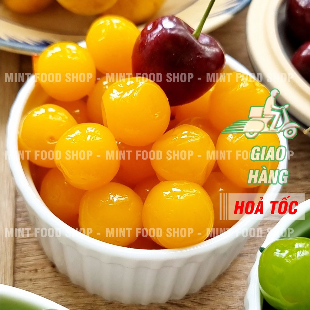 Mứt Cherry ANh Đào Giòn  - Lon 500gram