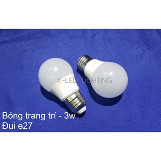 [X-LED] Combo 20 Bóng bulb kín trang trí - 3w