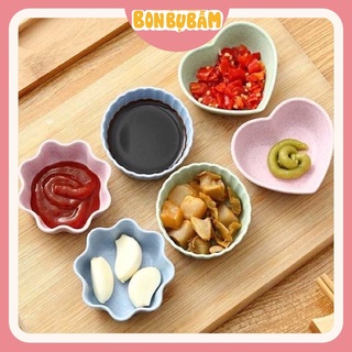 Bát ăn dặm lúa mạch,bát nước chấm mini cho bé