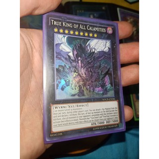 Tên thẻ bài yugioh: true king of all calamities - macr-en046 - super rare 1st