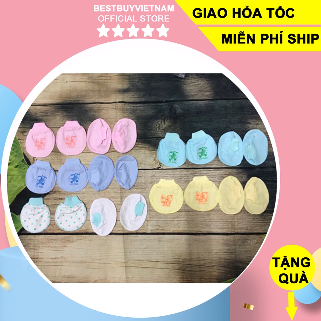 Sét bao tay, bao chân Minh triều 💖FREESHIP💖 Set bao tay bao chân cho bé