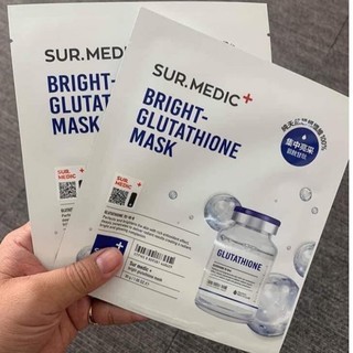 GIÁ SIÊU RẺ Mặt Nạ Dưỡng Trắng Sur.Medic+ Bright Glutathione Mask 30g Hàng chính hãng