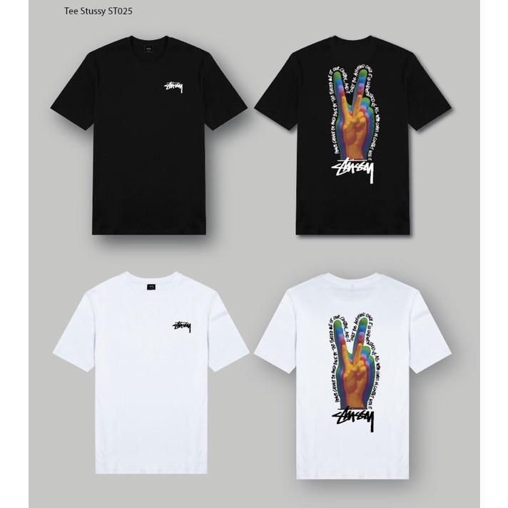 Áo thun tay lỡ Stussy.tshirt phông Unisex nam nữ Cotton oversize form rộng HYPO