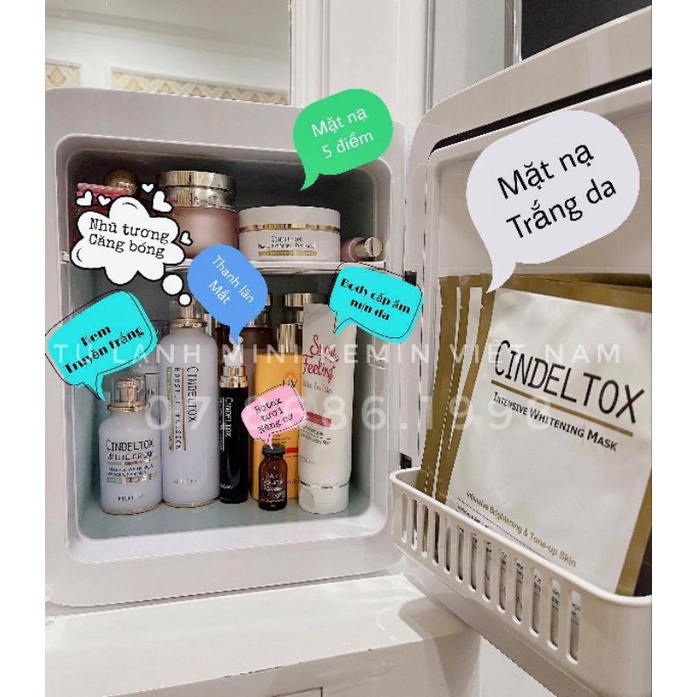 (SẴN)Tủ lạnh mini bảo quản sữa mẹ, mĩ phẩm, mang trên oto 16L