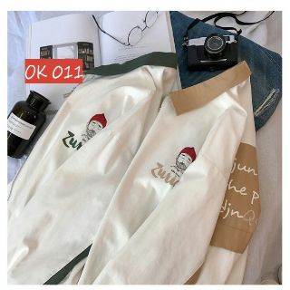 Áo khoác dù cổ bẻ