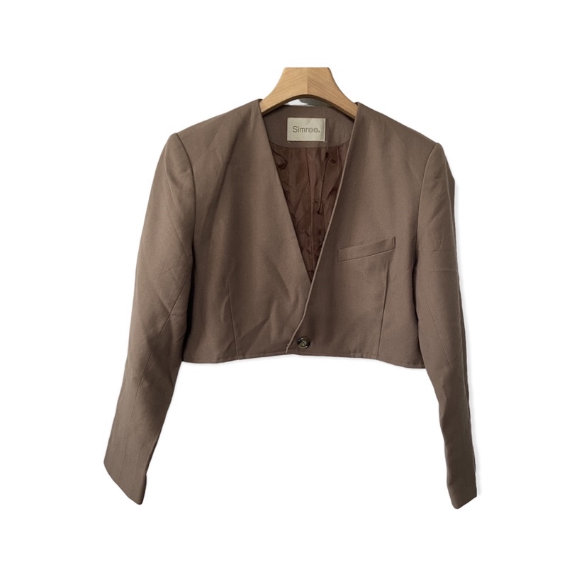 Áo blazer croptop 2hand (ảnh shop chụp 100%)-NT hoặc XEM MẪU TẠI INS(tiem1999.2hand) | BigBuy360 - bigbuy360.vn