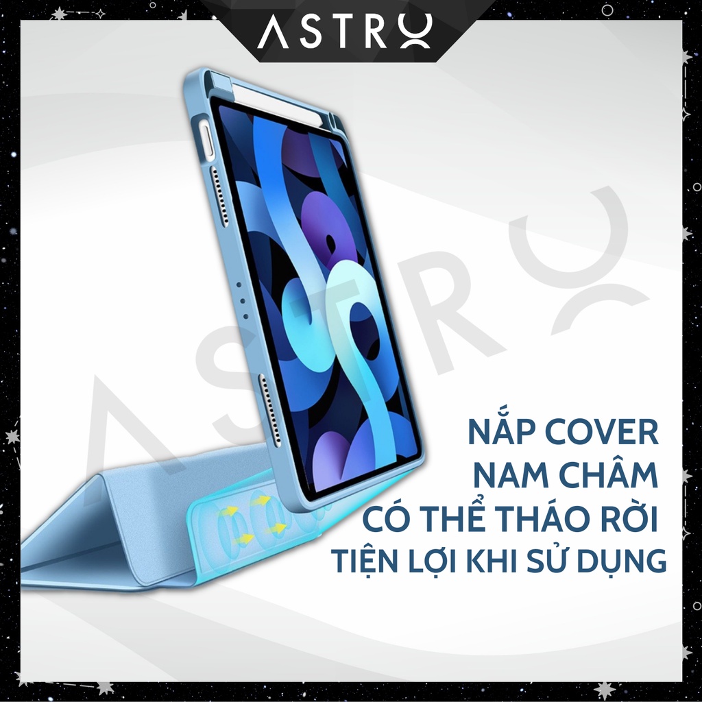 [Tháo rời thành ốp] Cover bao da iPad nam châm AstroMazing Premium Hybrid dành cho Pro 11 Air 4 5 Gen 9 10 12.9 Mini 6