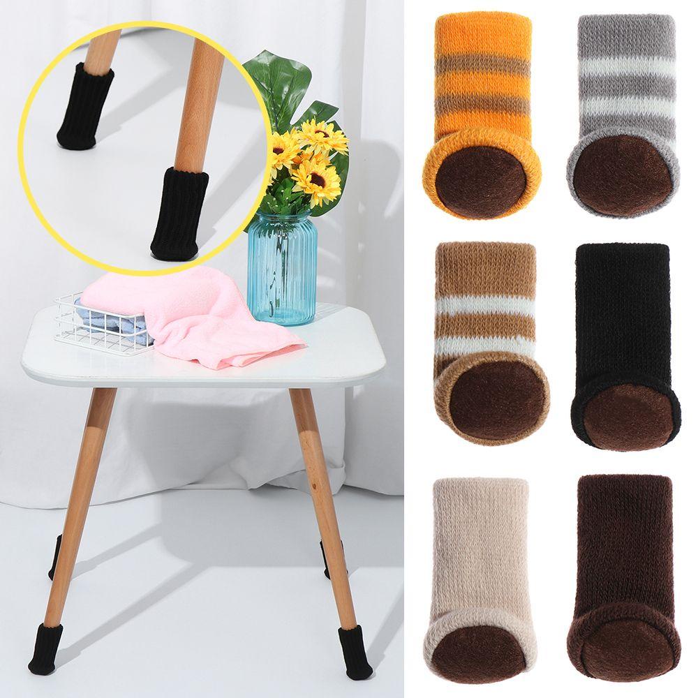 Bộ 4 Vỏ Bọc Bảo Vệ Chân Ghế Chống Trượt Giảm Tiếng Ồn Tiện Dụng