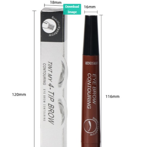 Bút kẻ chân mày phẩy sợi 4D BELLEMYSTERY tiện lợi nét chuẩn chân thật | BigBuy360 - bigbuy360.vn