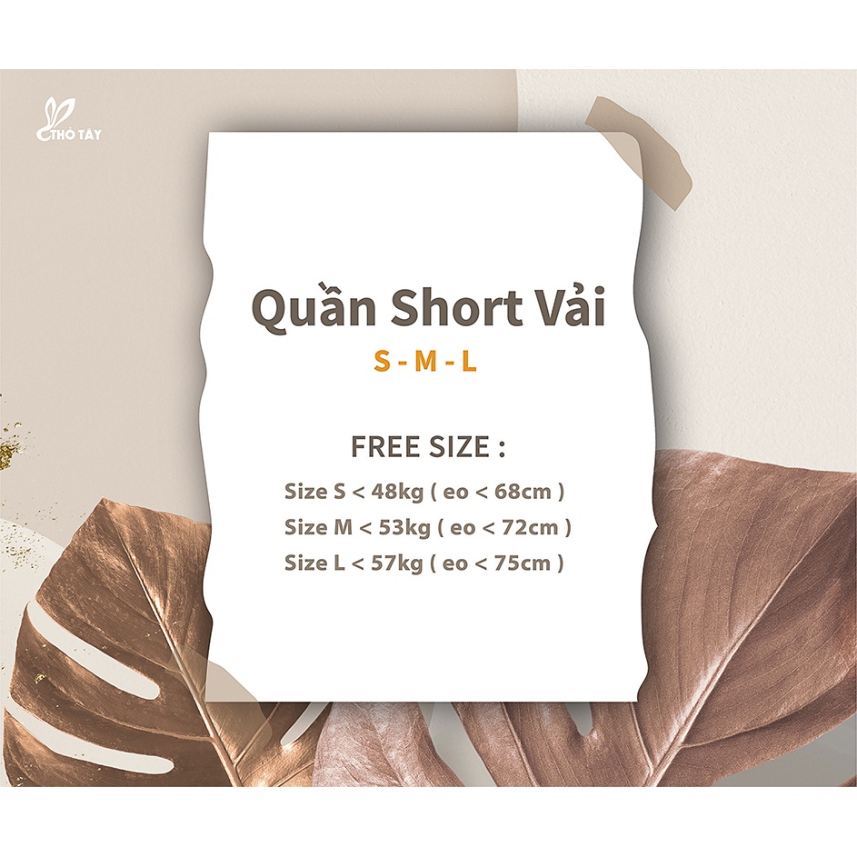 Quần xốp đùi 3 màu THỎ TÂY Q139Cx136