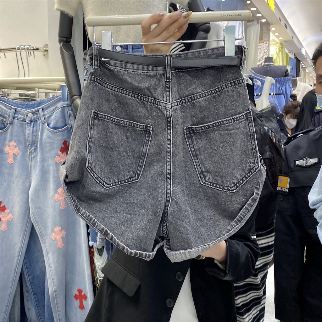Quần short denim JSC ống rộng lưng cao thời trang mùa hè dành cho nữ