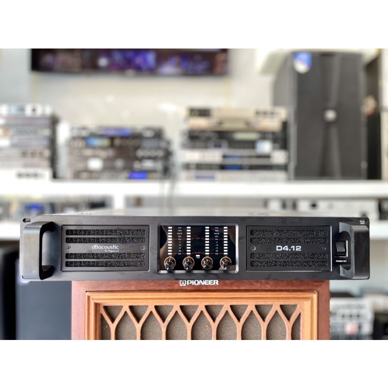 Đẩy 4 kênh dB acoustic D4.12 chính hãng cao cấp.Tặng dây giắc