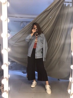 Áo bò khoác denim
