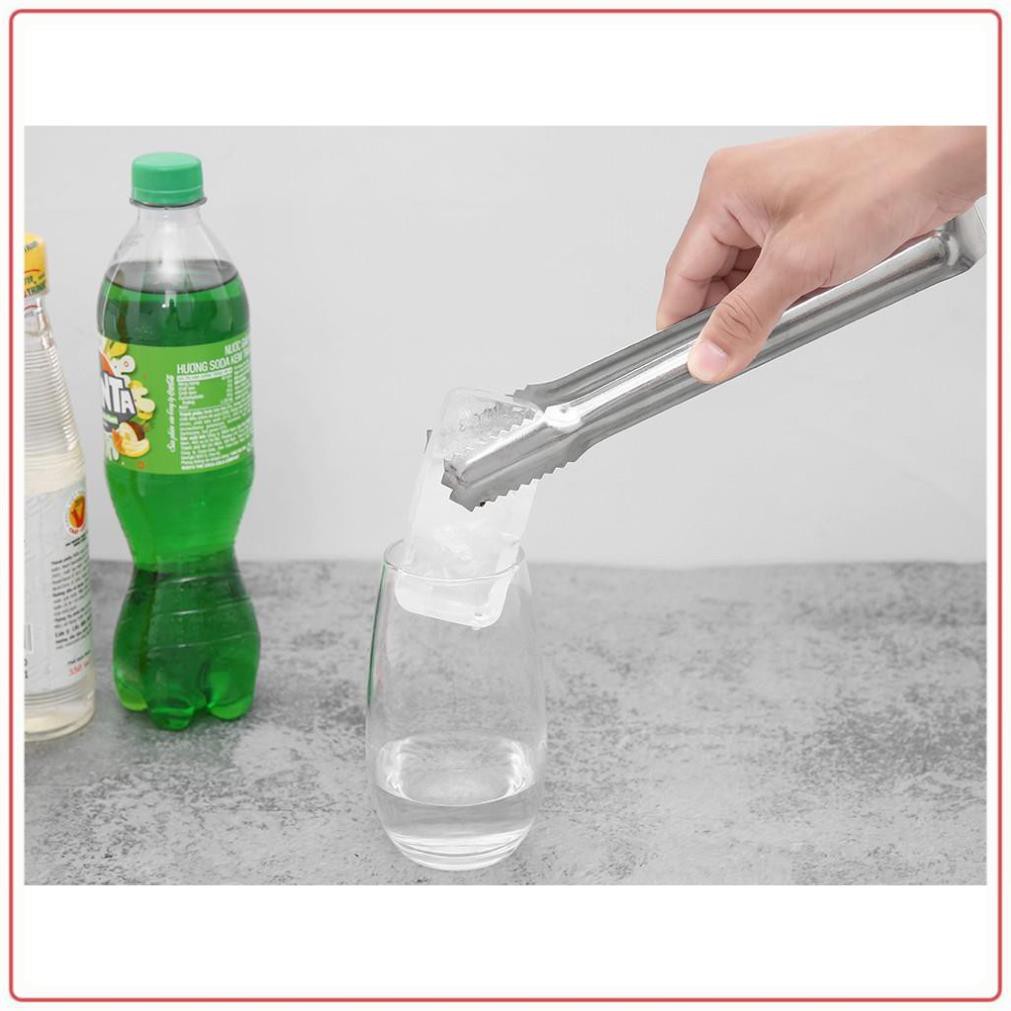 Gắp đá Inox Rainy, kẹp gắp đá, gắp than, kẹp gắp đồ nướng