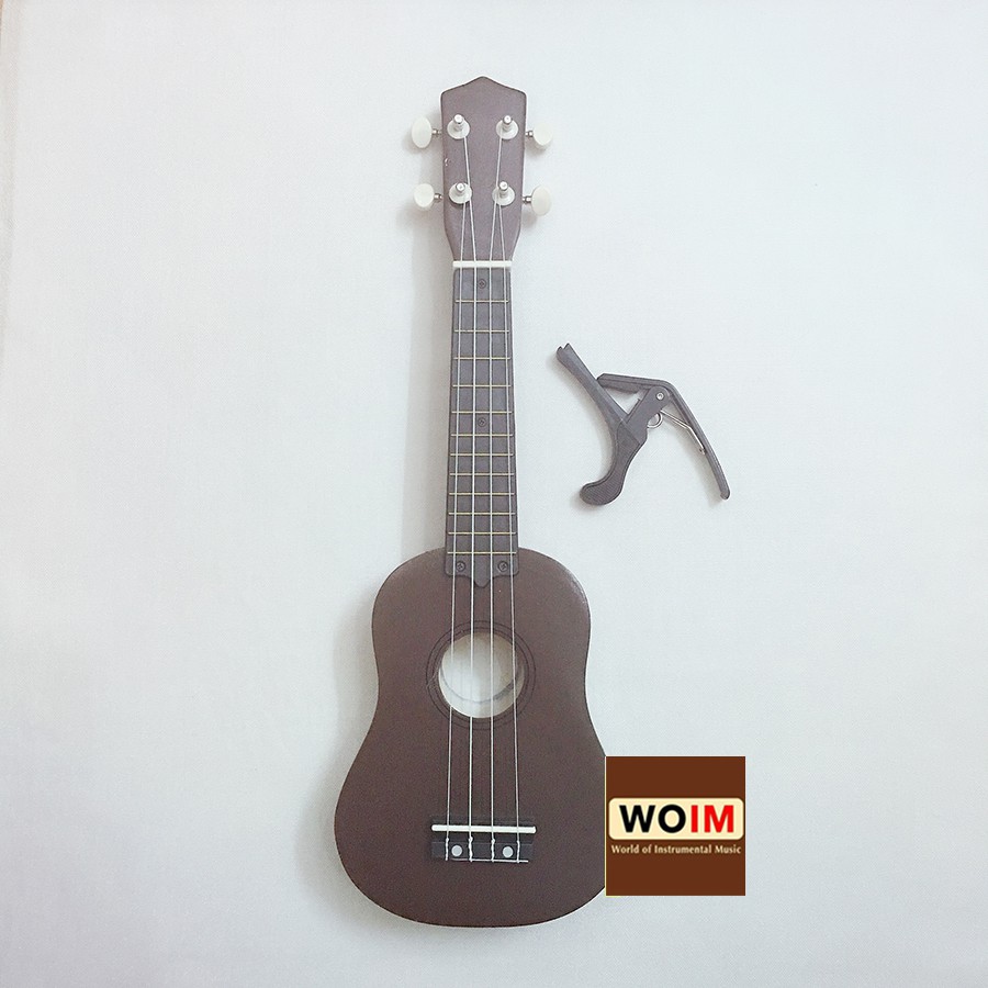 Đàn Ukulele Soprano Size 21 Woim 35A15 Tặng Kèm Capo