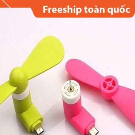 Quạt mini 2 cánh dùng cho tất cả các loại điện thoại