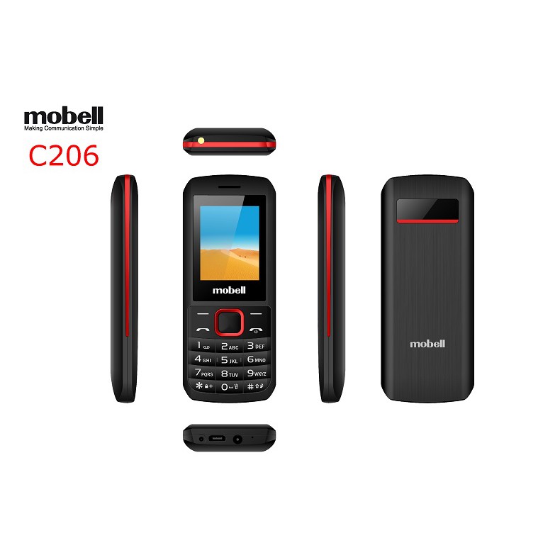 Điện thoại Mobell C206 mới 100% full box ( Hàng chính hãng) | BigBuy360 - bigbuy360.vn