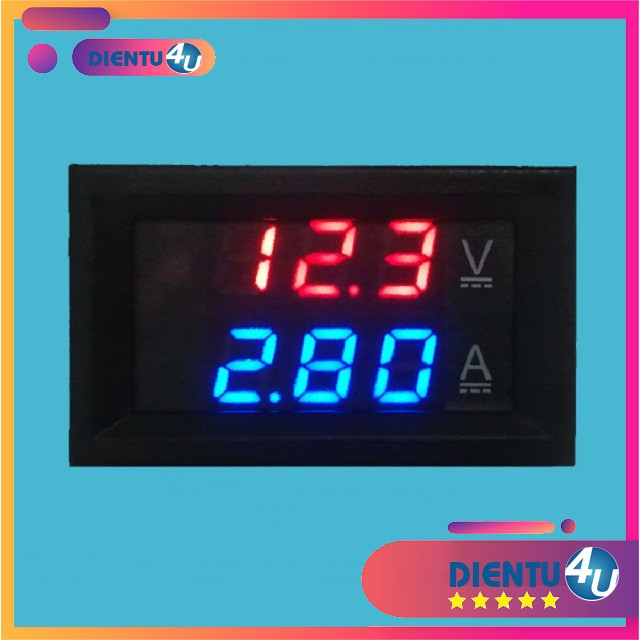 Vôn Kế 0-100V Ampe Kế 0-100A Kết Hợp 100V-100A
