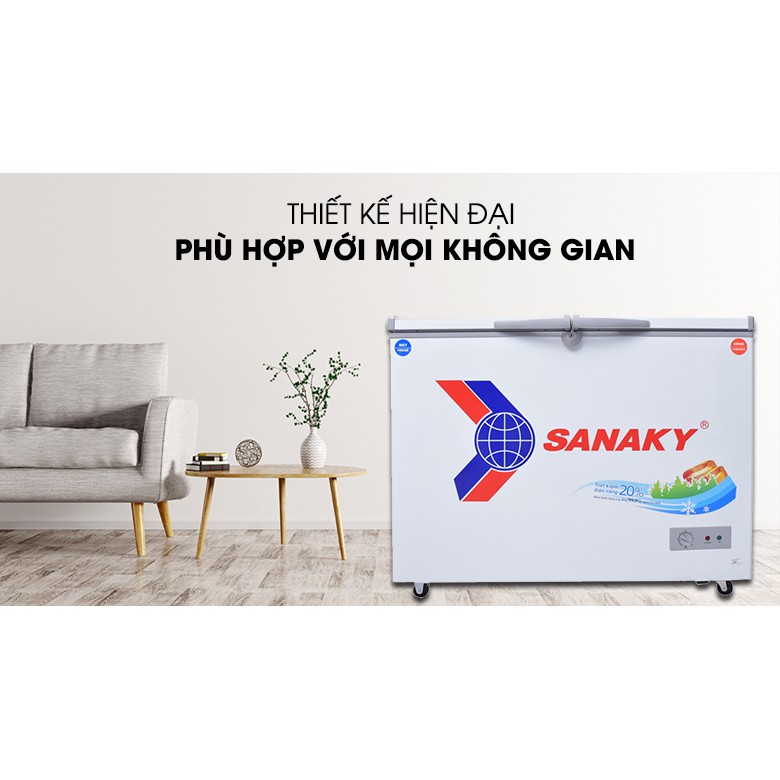 Tủ đông Sanaky 220 lít VH-2899W1 (Miễn phí giao tại HCM-ngoài tỉnh liên hệ shop)