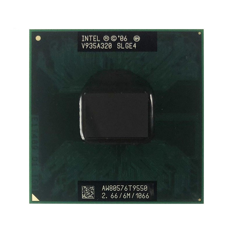 INTEL Ổ cắm điện lõi kép 6M 35W 2 Duo T9550 SLGE4 2.66 GHz