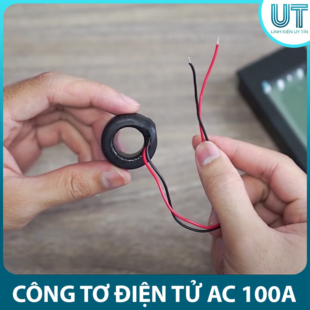 Công Tơ Điện Tử AC 100A ( PZEM-061 Cảm Biến DLXQ20 )